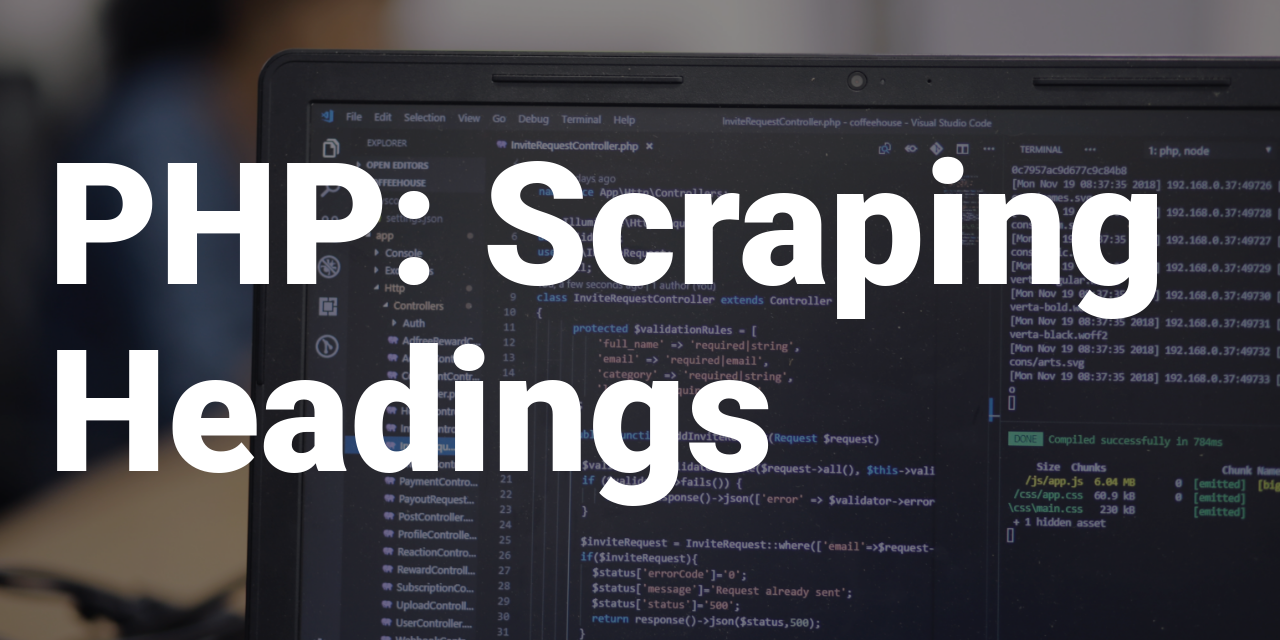 php scraping interface