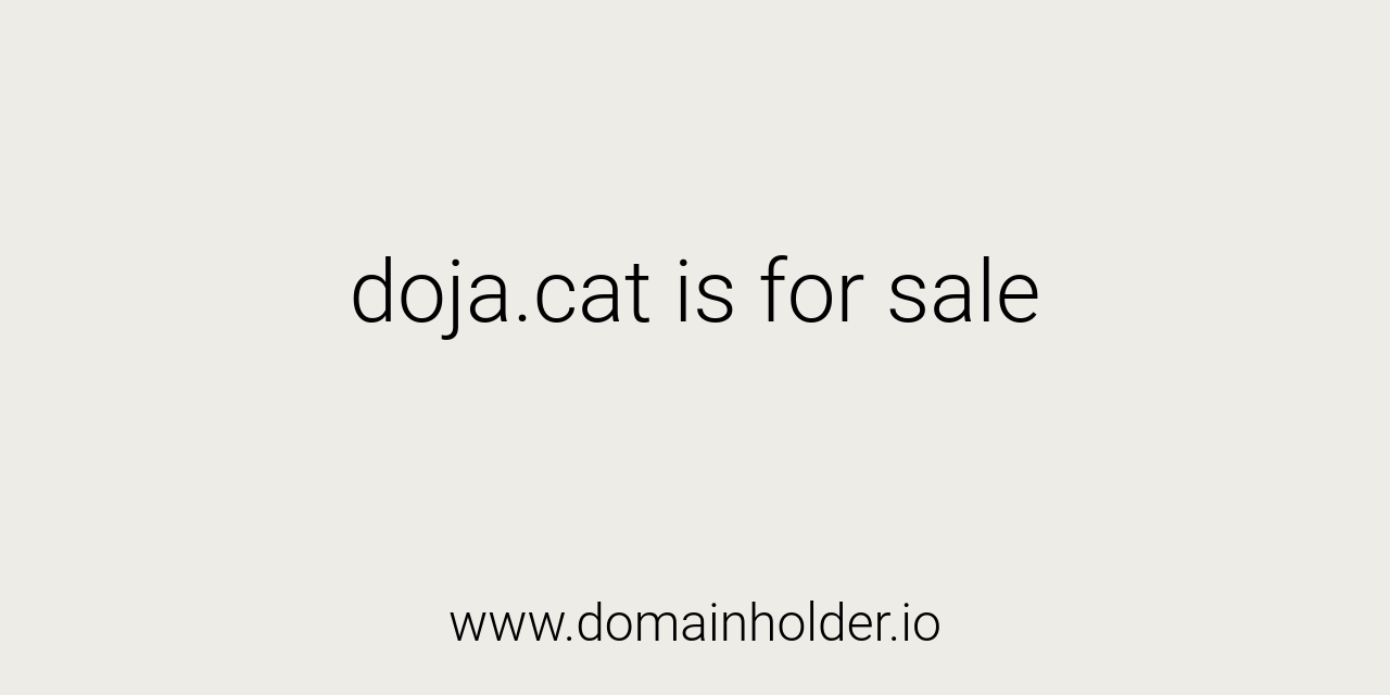 Download doja.cat is for sale