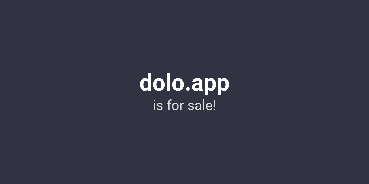 the dolo app