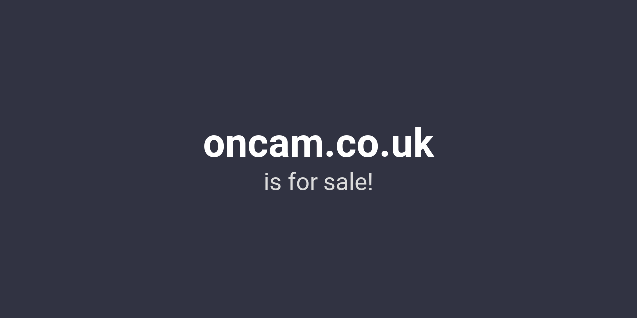 oncam.co.uk is for sale!