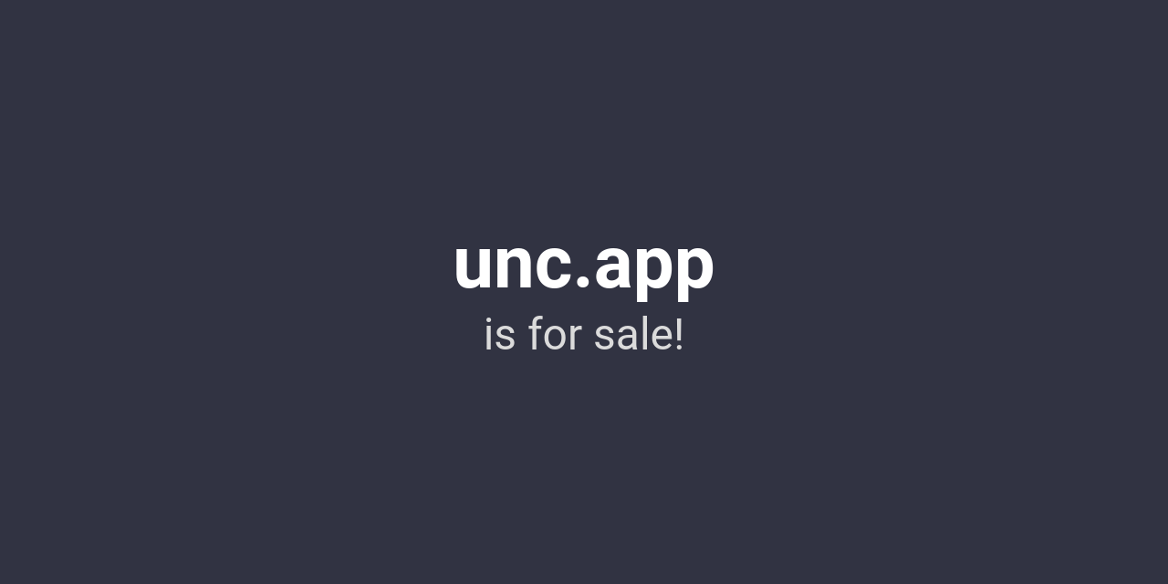 unc.app is for sale!