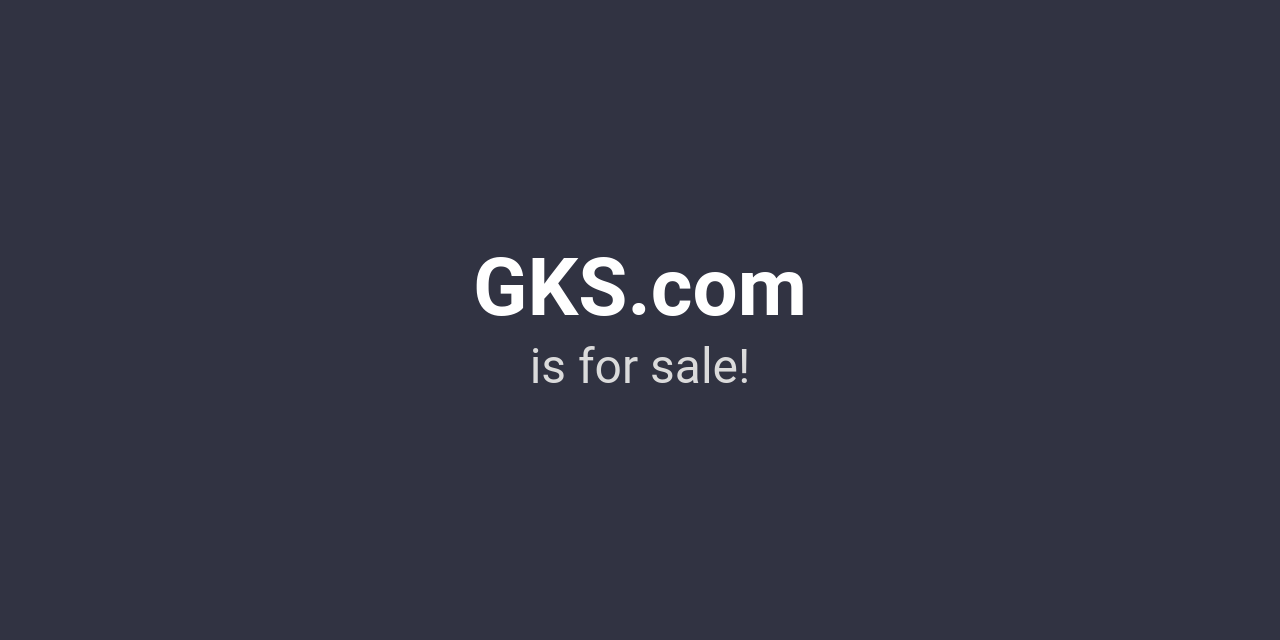 GKS.com is for sale