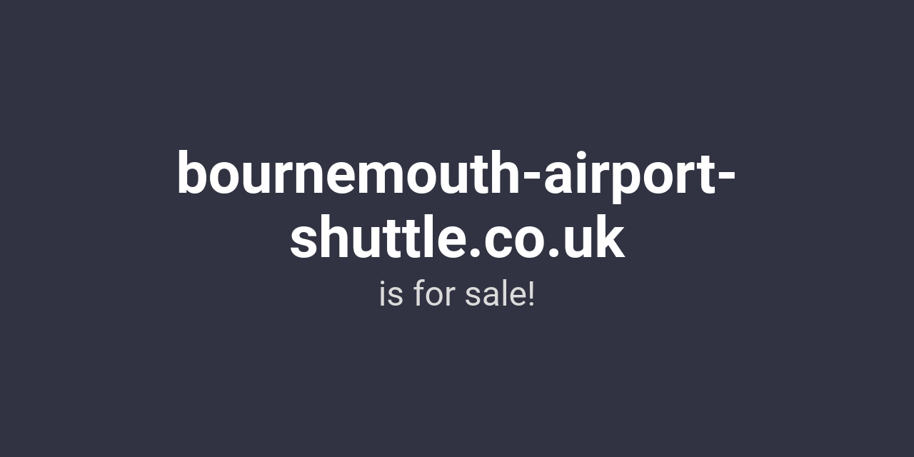 (c) Bournemouth-airport-shuttle.co.uk