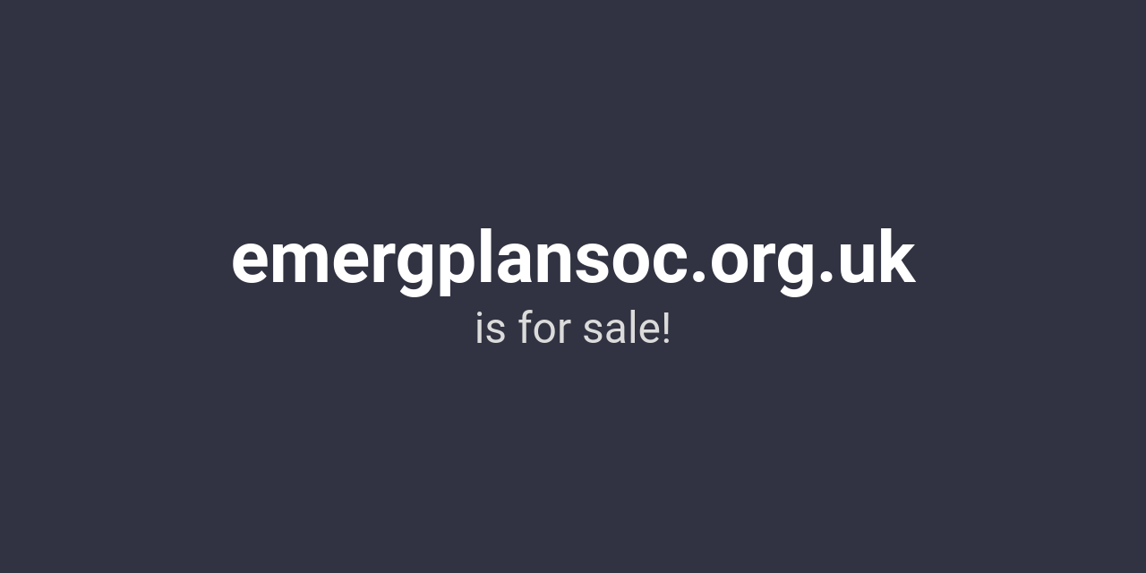 (c) Emergplansoc.org.uk