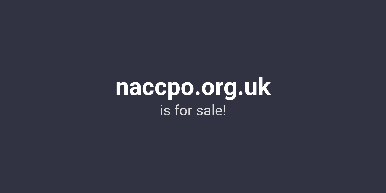 (c) Naccpo.org.uk