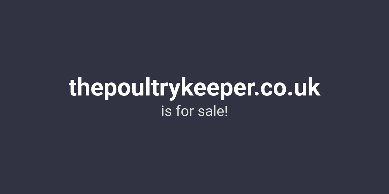 (c) Thepoultrykeeper.co.uk